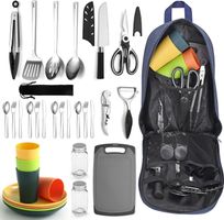 23 teiliges Camping Koch Set Ausrüstung Grillen Outdoor