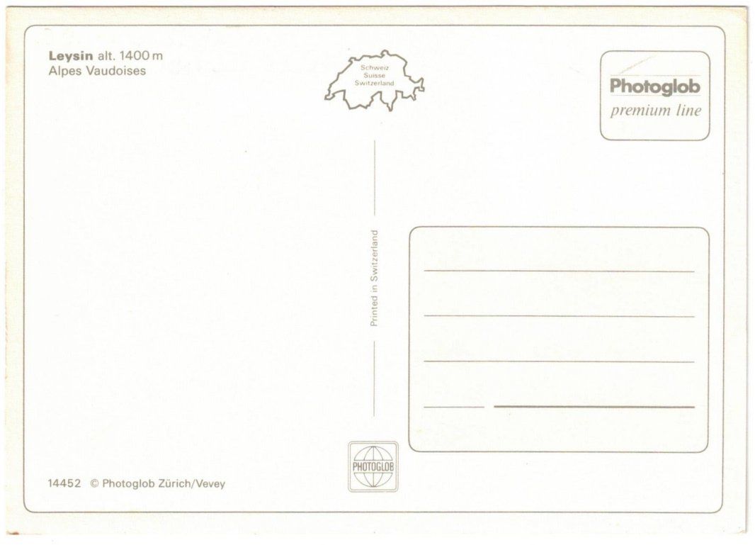 Cartoline postali: Leysin - 4 Bild AK – Usato da Binningen venduto da Mountainrider 1
