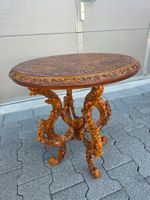 Vintage Kunssttoff Italien Beistell Tisch 51 x 53 cm