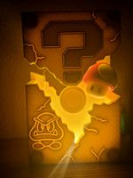 Lampada LED Super Mario – Blocco sorpresa stampato in 3D