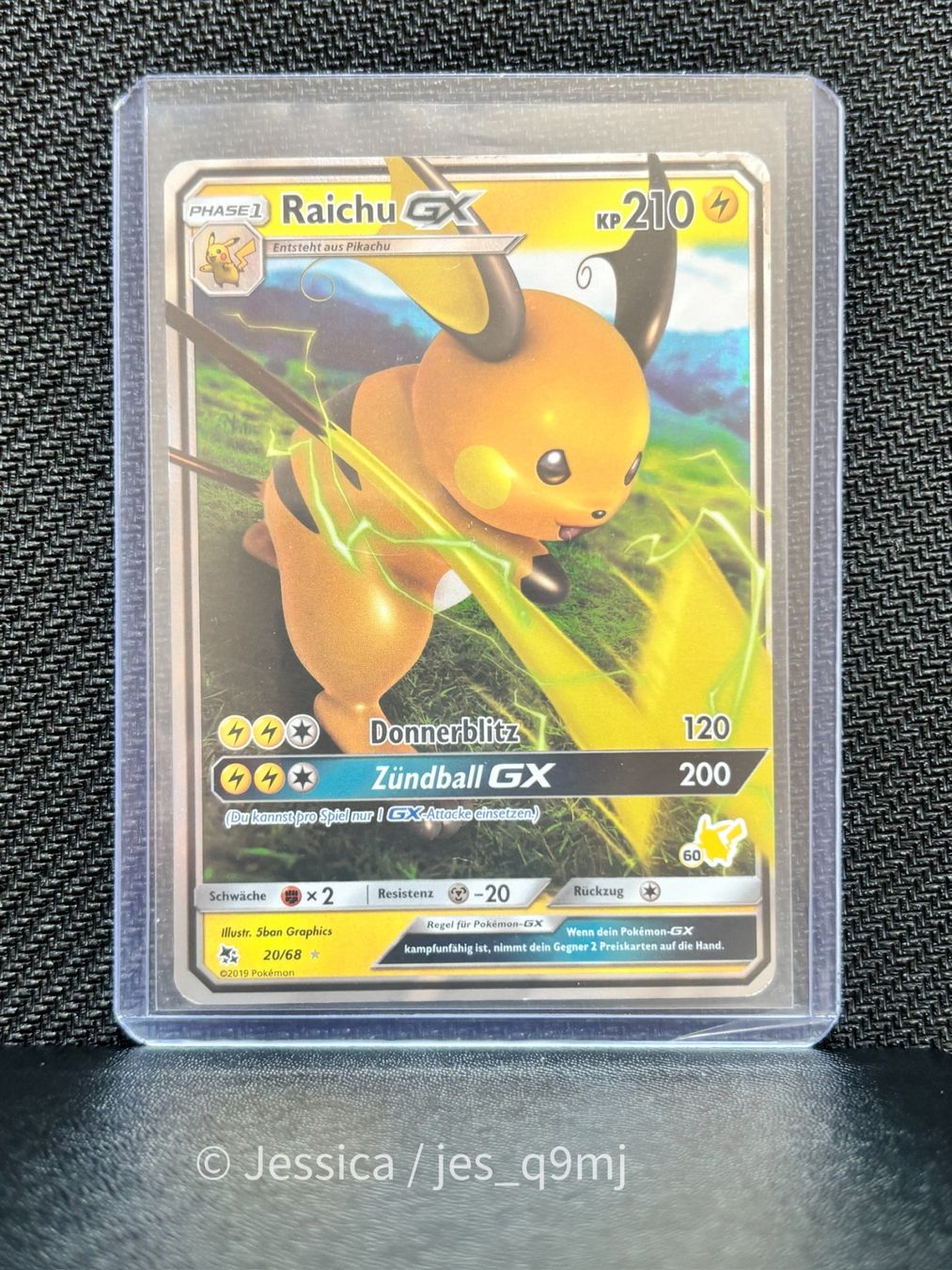 Pokémon Carte collezionabili: Raichu GX (ENG 20/68) – Nuovo (secondo la descrizione) da Herisau venduto da jes_q9mj