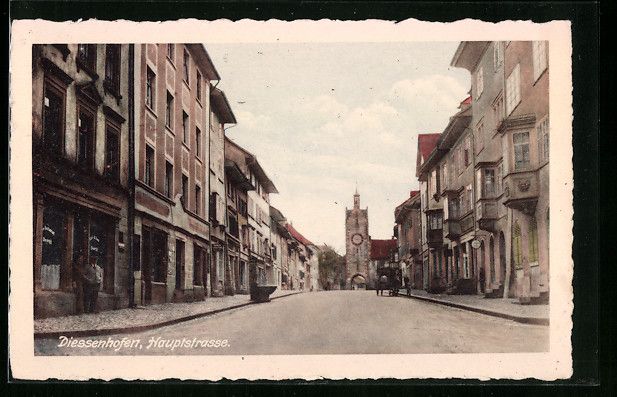 Cartes postales: Diessenhofen, Hauptstrasse mit Stadttor – D'occasion à Berlin par bartko-reher