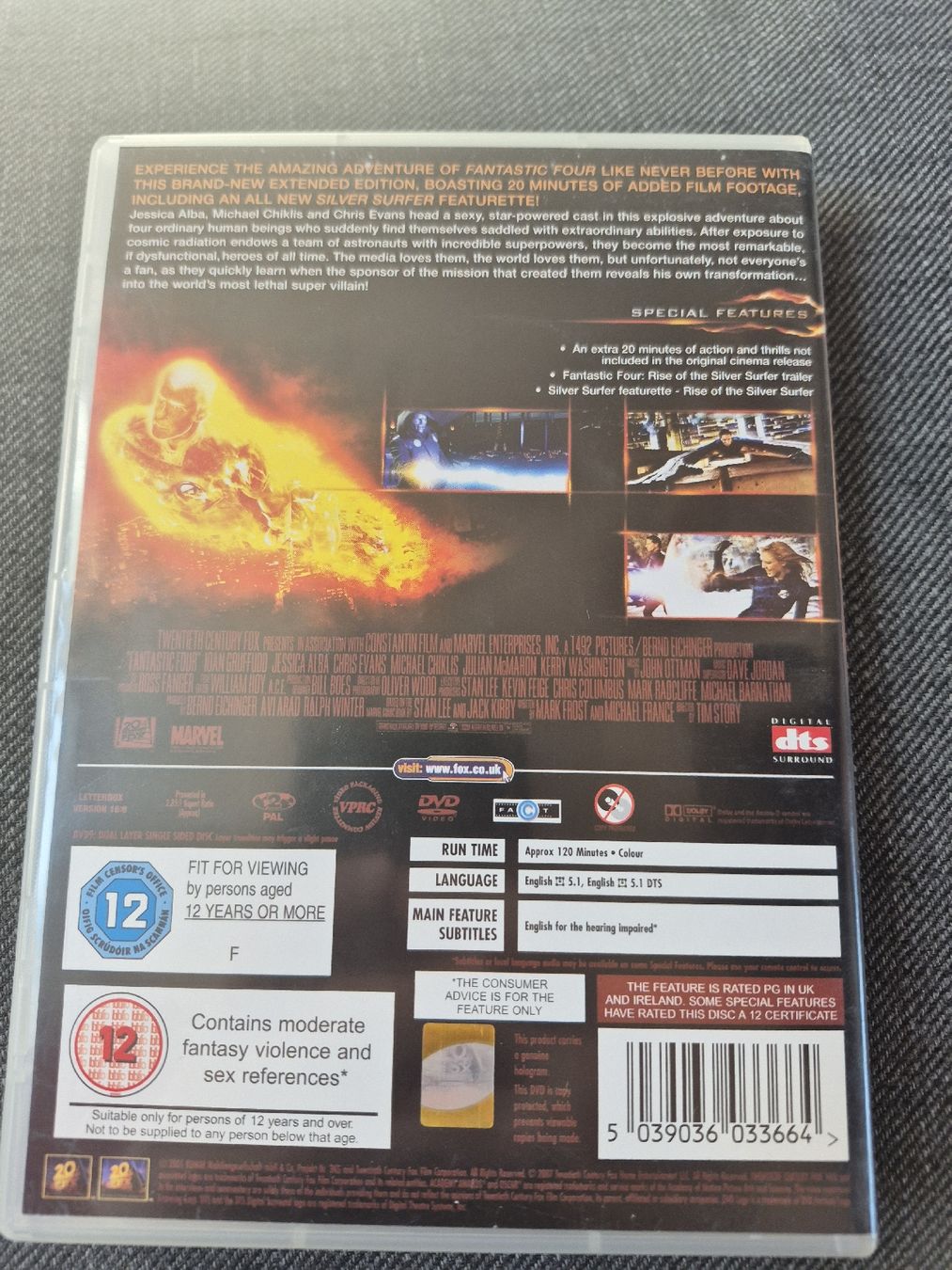 Alle DVDs: Fantastic 4 DVD Extended Edition auf Englisch – Neu (gemäss Beschreibung) aus Buchs AG von Gian_1902 1