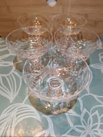 Lot de 5 verres taillés