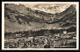 Adelboden, Ortsansicht mit Wildstrubel