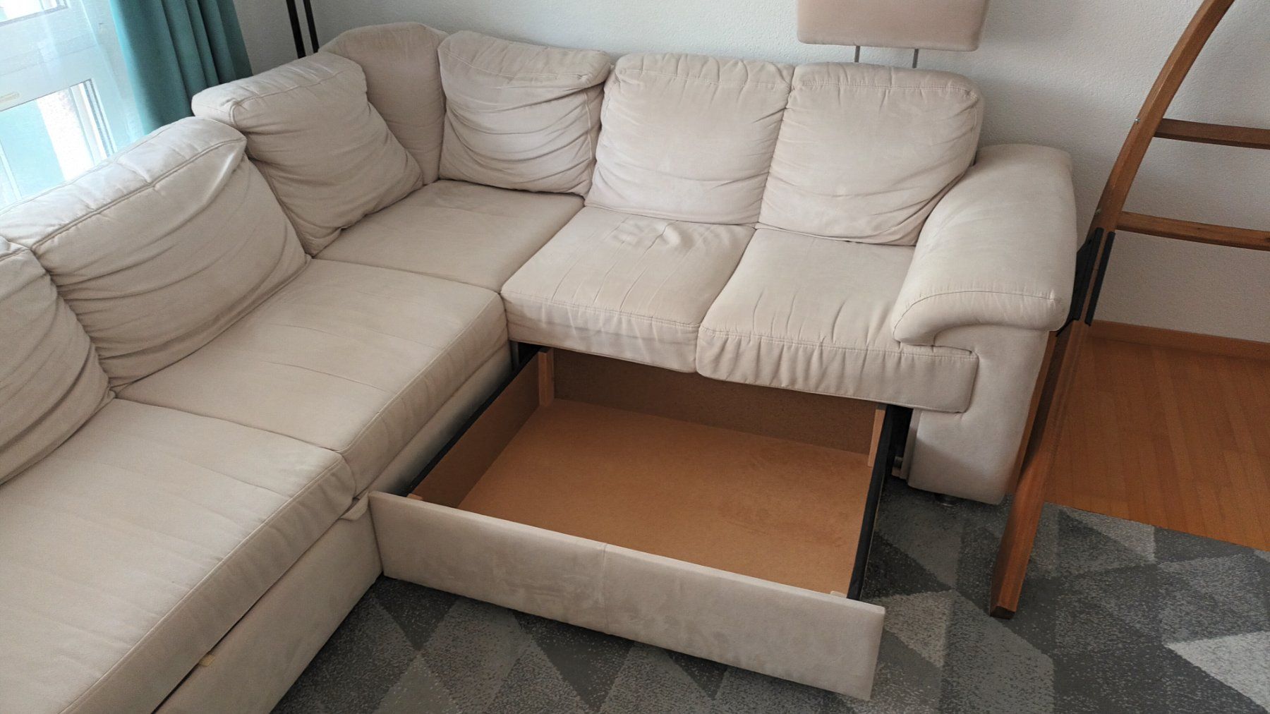 Sofas: Grosse Eckwohnlandschaft Cantina, 320 cm, stabil & gepflegt – D'occasion à Rorschacherberg par syncesi 1
