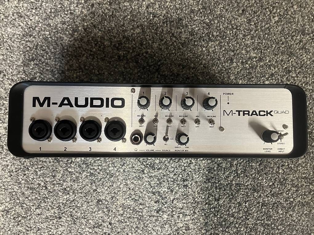 M-Audio Platines de mixage: M-Audio M-Track Quad USB Audio Interface – D'occasion à Roggliswil par BSS95 1