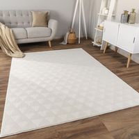 -50% ‼️ SUPER PREIS 🥇Teppich Wohnzimmer Creme 160x220!