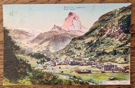 Zermatt m. Matterhorn 1927, n. Sirnach z. Velos, L.Ruckstuhl