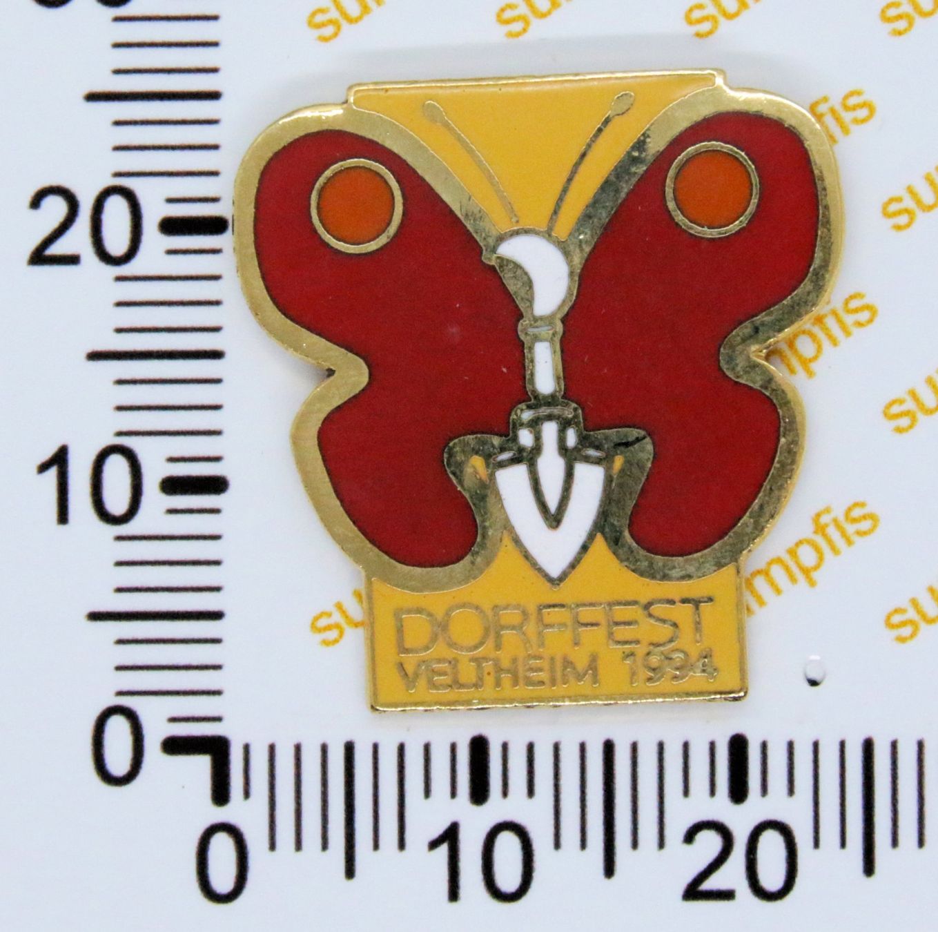 Placchette & Badge: Pin Dorffest Winterthur Veltheim 1994 – Usato da Winterthur venduto da sumpfis