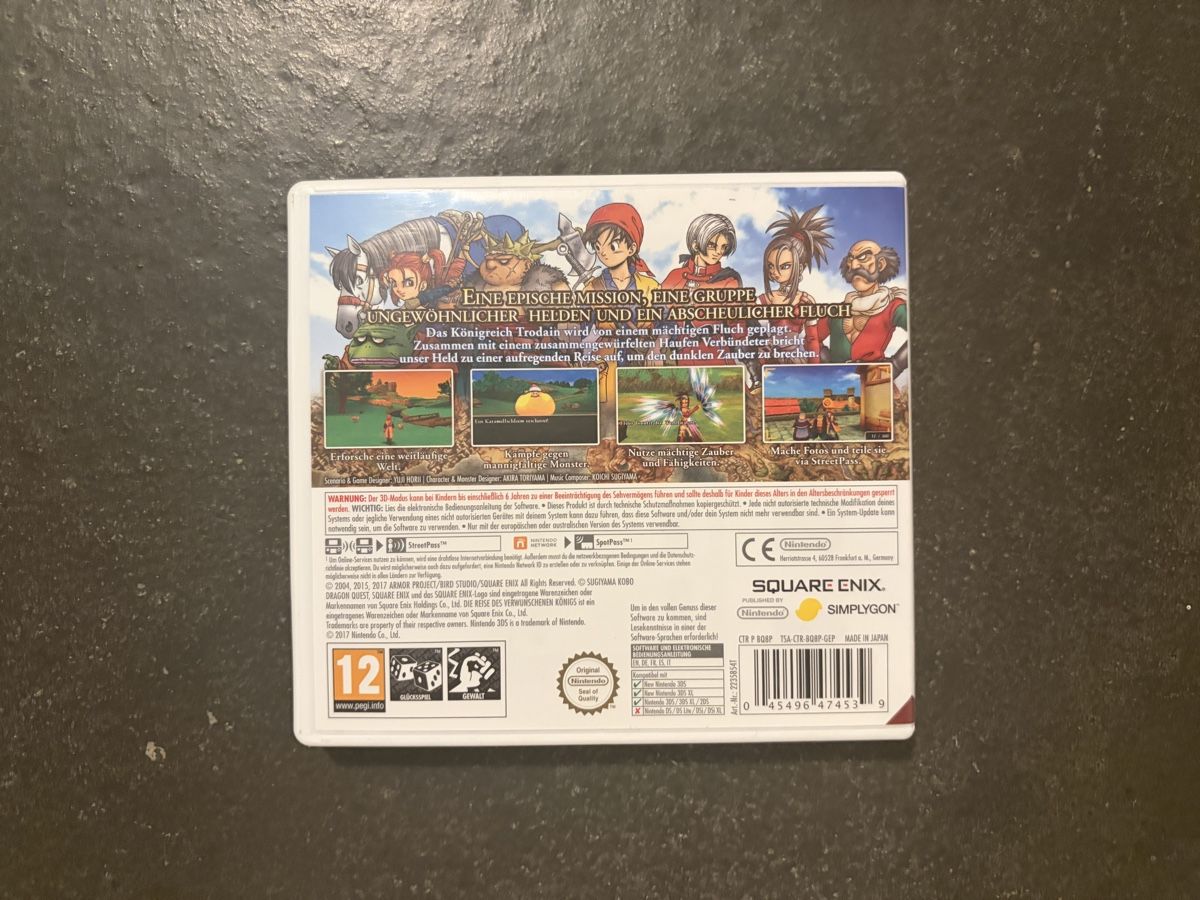 Nintendo Giochi: Dragon Quest VIII Nintendo 3DS – Usato da Susch venduto da Ascaso 1