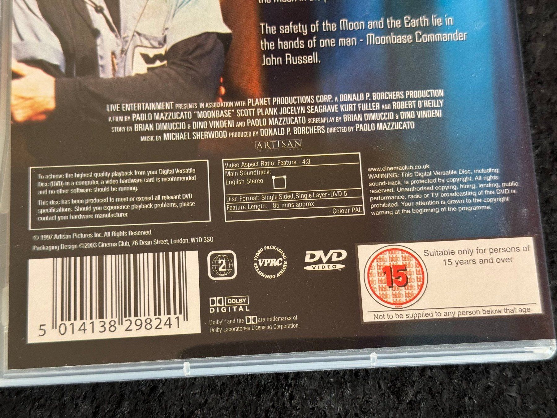 Tutti i DVDs: MOON BASE DVD EN – Usato da Fribourg venduto da tschjoly 3