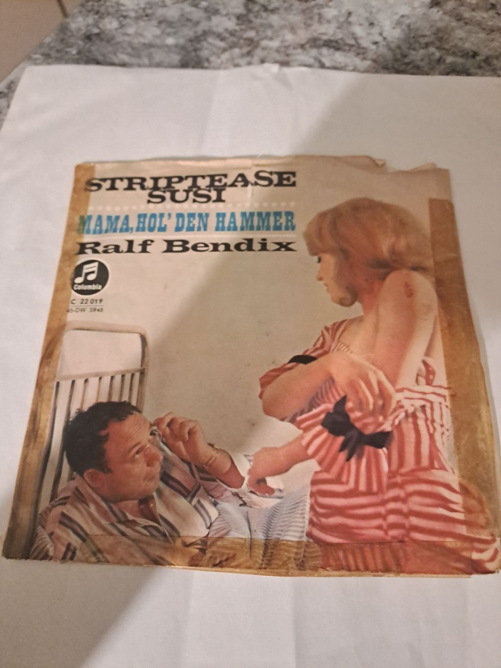 Dischi in vinile: Single  RALF BENDIX  "Striptese Susi"  Columbia – Usato da Uetendorf venduto da Essiggurken