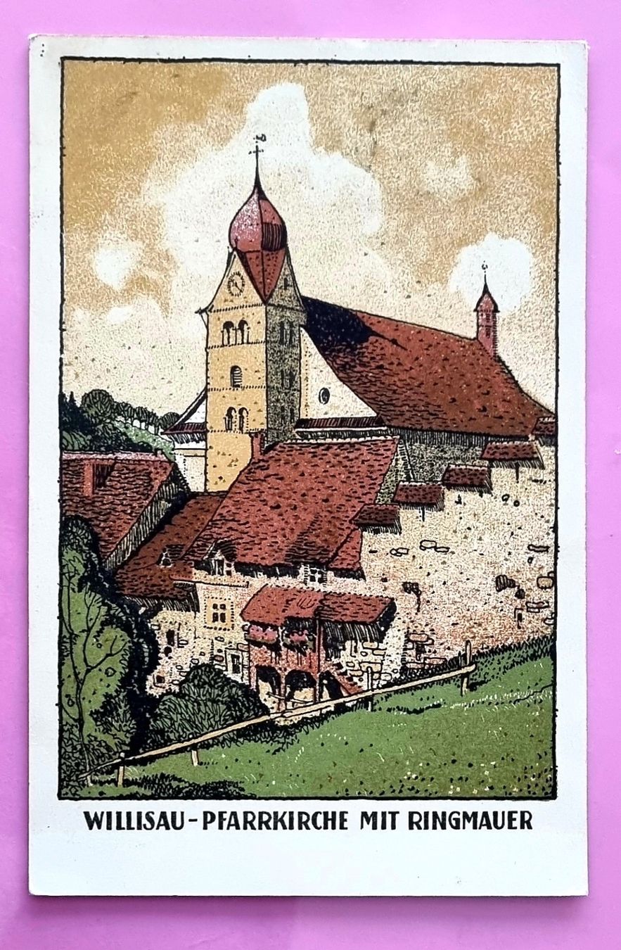 Cartoline postali: Willisau - Kantonales Gesangfest - 1920 – Usato da Rothrist venduto da RROENK
