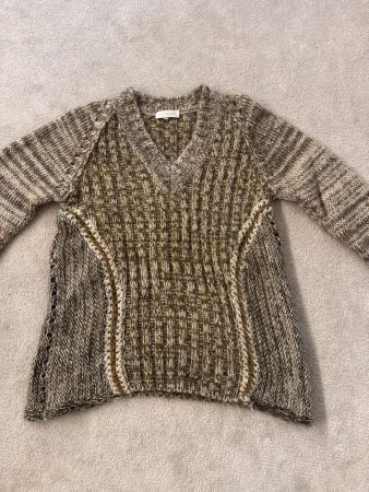 ROBERTO CAVALLI Textured Knit Sweater – Size S