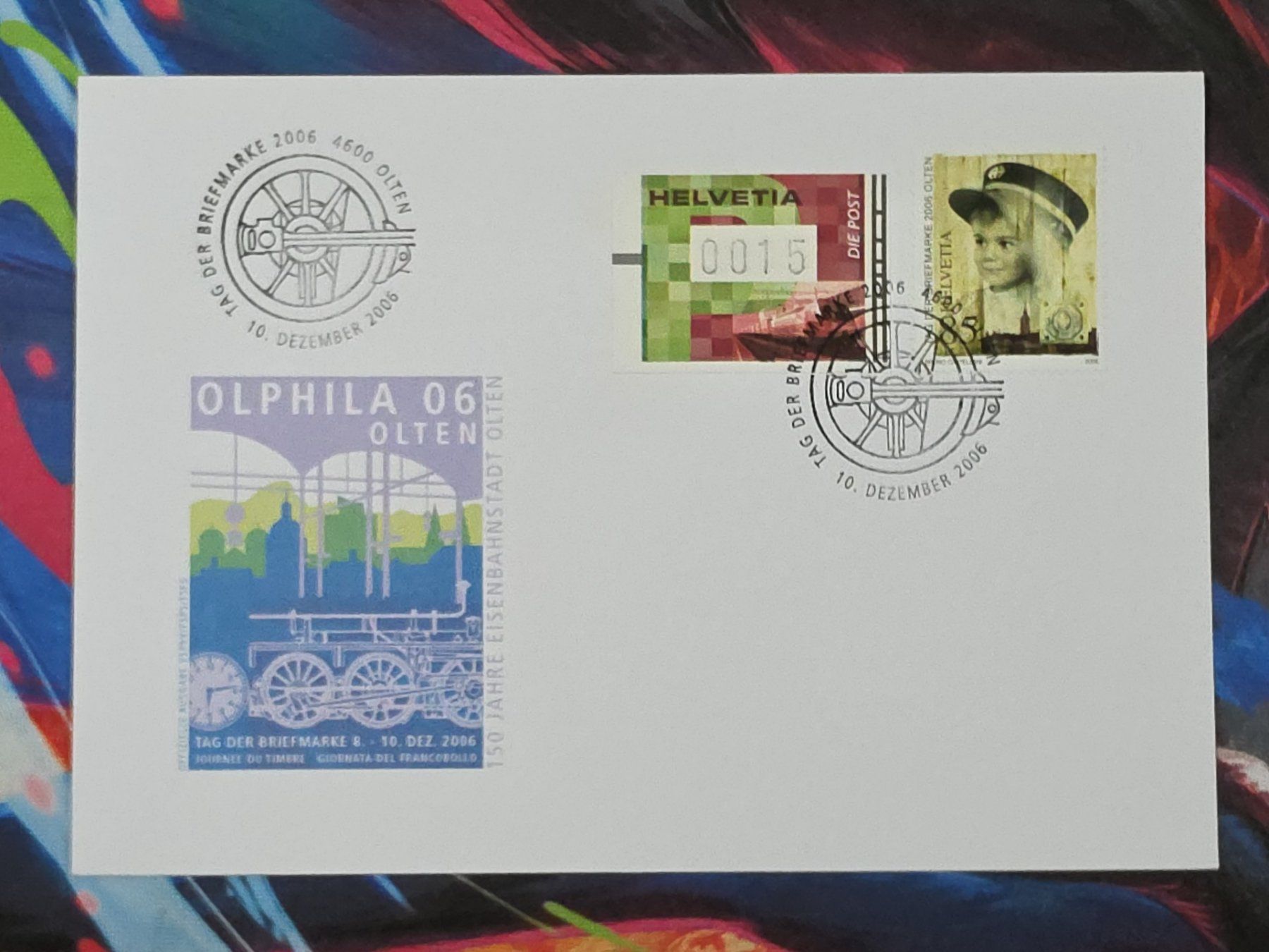 Tutti i francobolli: CL30 Enveloppe + Timbre Suisse 2006 – Usato da Cousset venduto da Patrick_Collections