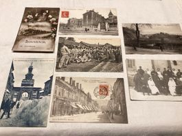 Pontarlier 7 cartes différentes  de 1911 à 1920
