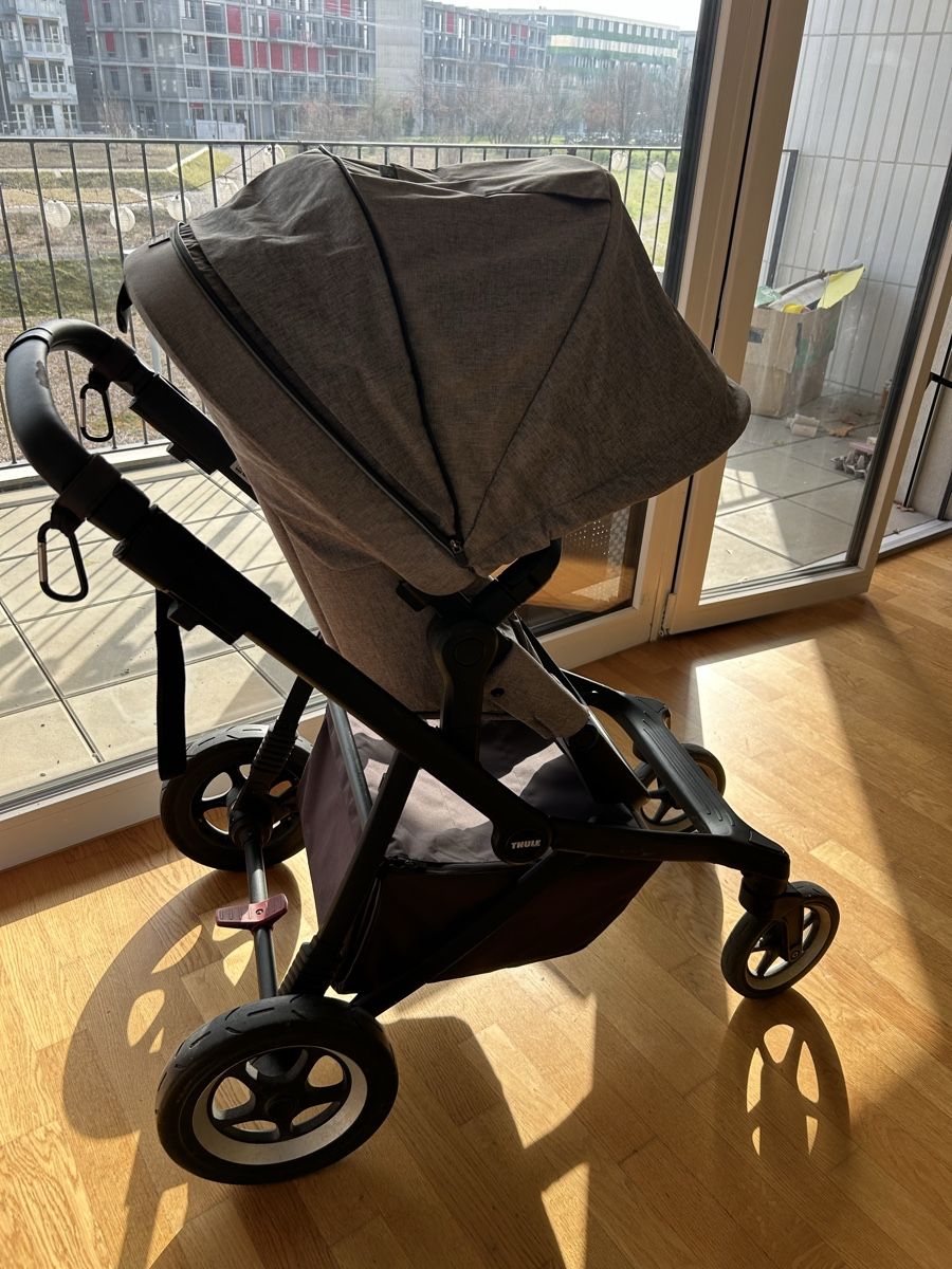 Thule Poussette: Thule Sleek Stroller – Complete Set for Two Children (bassin – D'occasion à Basel par ang_nwh2 6