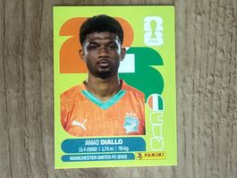 Panini FIFA World Cup 2026 Sticker Amad Diallo  CIV 15