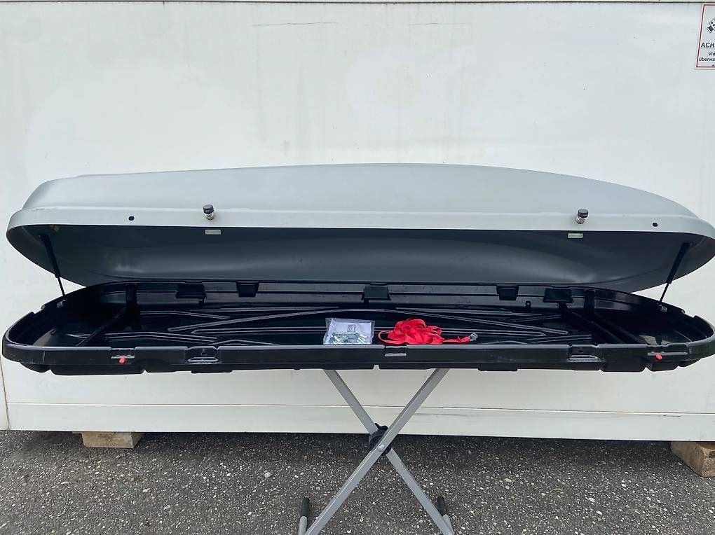 Coffres de toit: Dachbox Gammaparts GP 460 mit oder ohne Träger – D'occasion à Leuzigen par Doppelrad 1