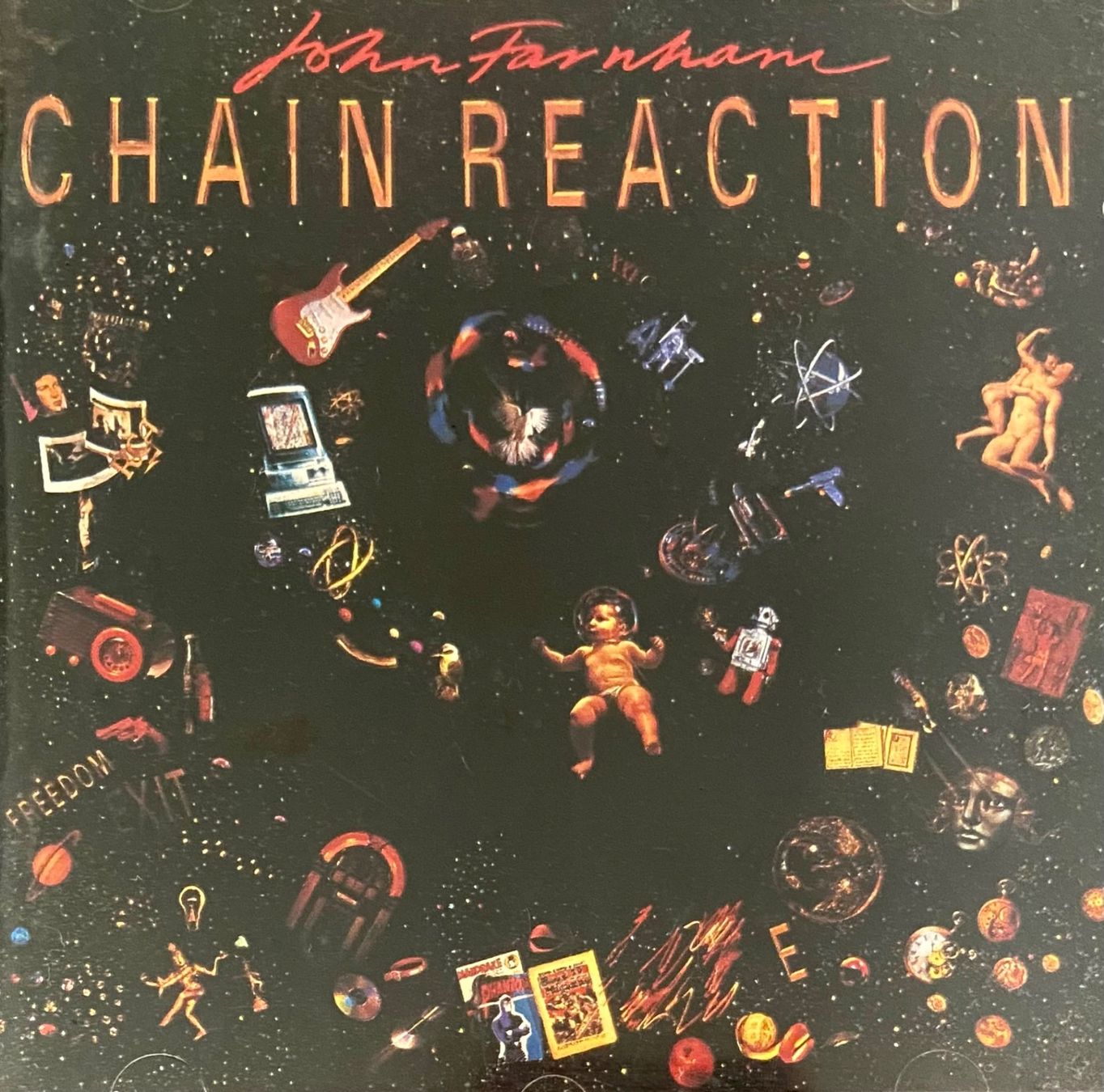 CD: JOHN FARNHAM CD CHAIN REACTION • picture CD – Usato da Luzern venduto da Lycka