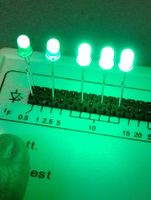 LED 3mm helles grün (grün/gelb) Set 100 Stk.