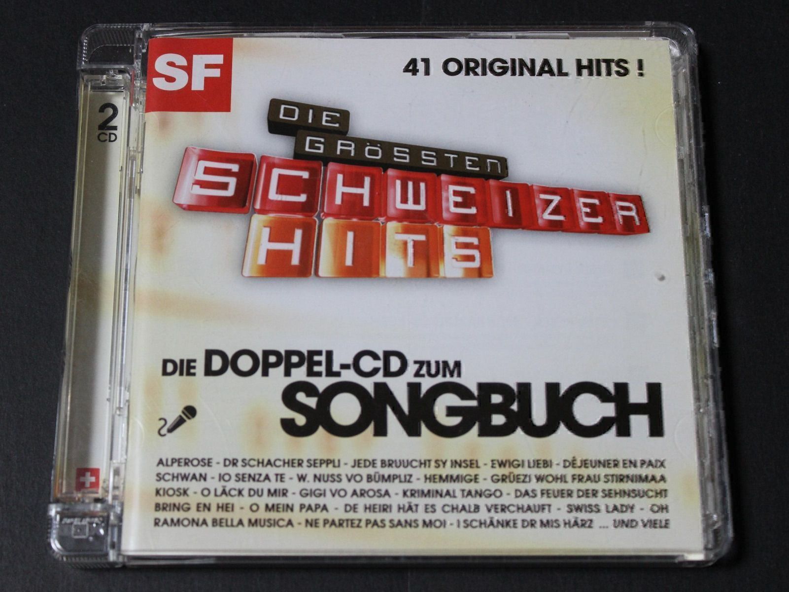 CD: Die grössten Schweizer Hits (Songbook) 2CDs Compilation 2008 – Usato da Tübach venduto da JamesStone 1