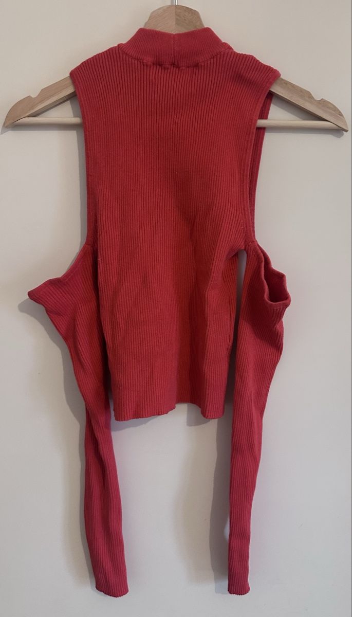 Bershka Top: Pull Bershka corail taille S ouvert aux épaules 45 caractère – Nuovo (secondo la descrizione) da Onex venduto da ale_5fgb 1
