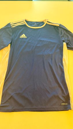 Adidas T-Shirt Herren Grösse M dunkelblau weiss  Aeroready