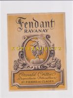 Etikette für Wein - Fendant "Ravanay" /bd