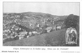 St. Gallen SG Eidgenössisches Schützenfest 1904
