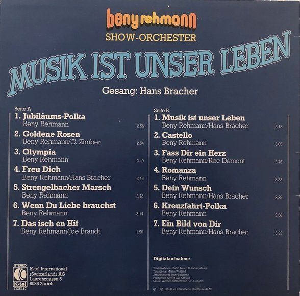 Schallplatten: 4x LPs Beny Rehmann – Gebraucht aus Grüningen von azulmarron 4