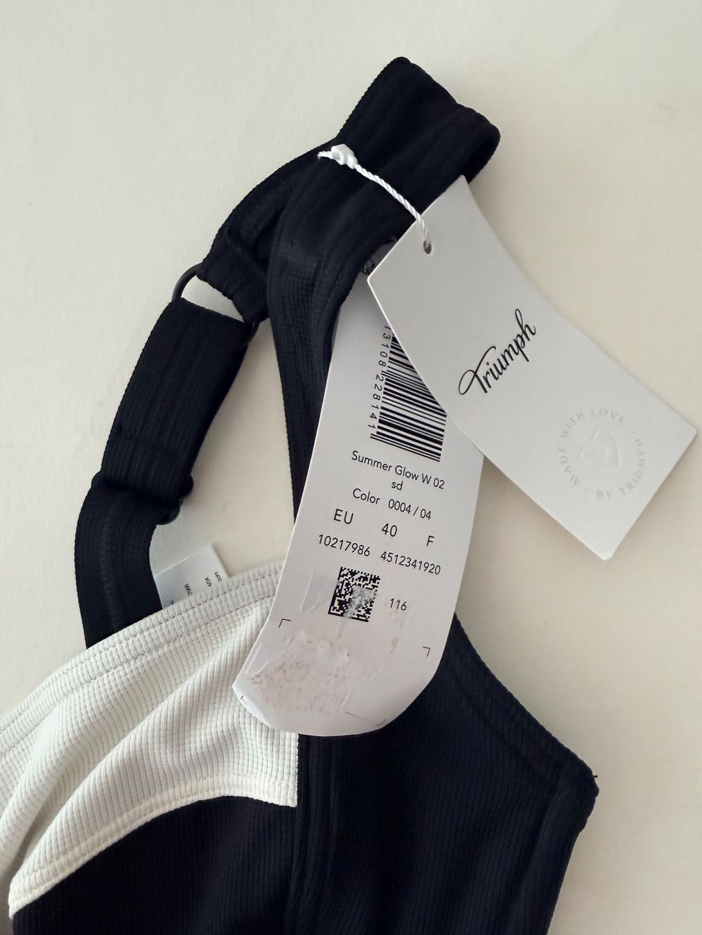 Triumph Costumi da bagno & Bikini: TRIUMPH, Bikini-Top SUMMER GLOW, Grösse 40F, Farbe Schwarz – Nuovo e nell'imballaggio originale da Rudolfstetten venduto da gst_g7xl 1