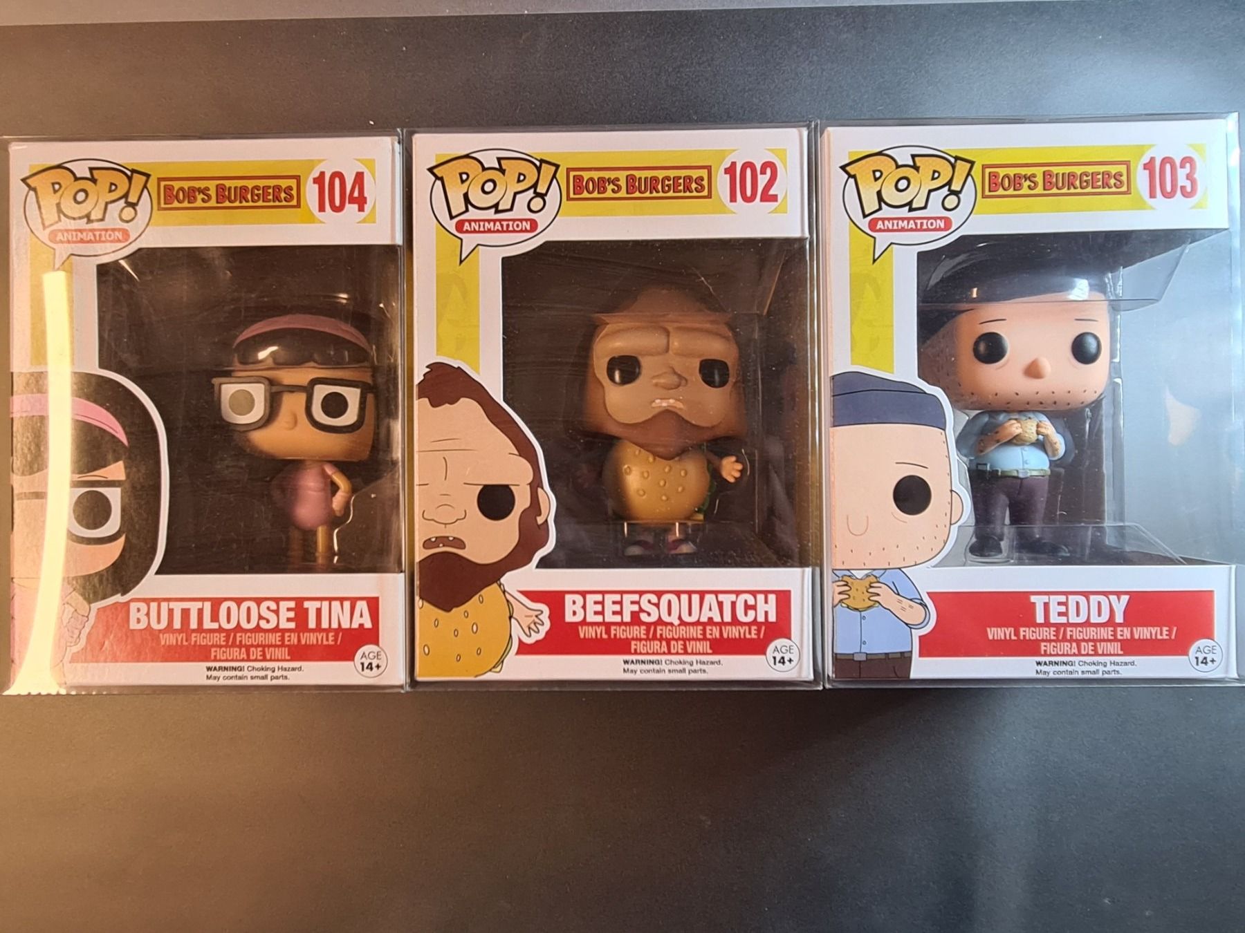 Funko Figuren: Funko Pop Bob's Bürgers 3Stück – Neu und originalverpackt aus Elsau von oli_2tdc