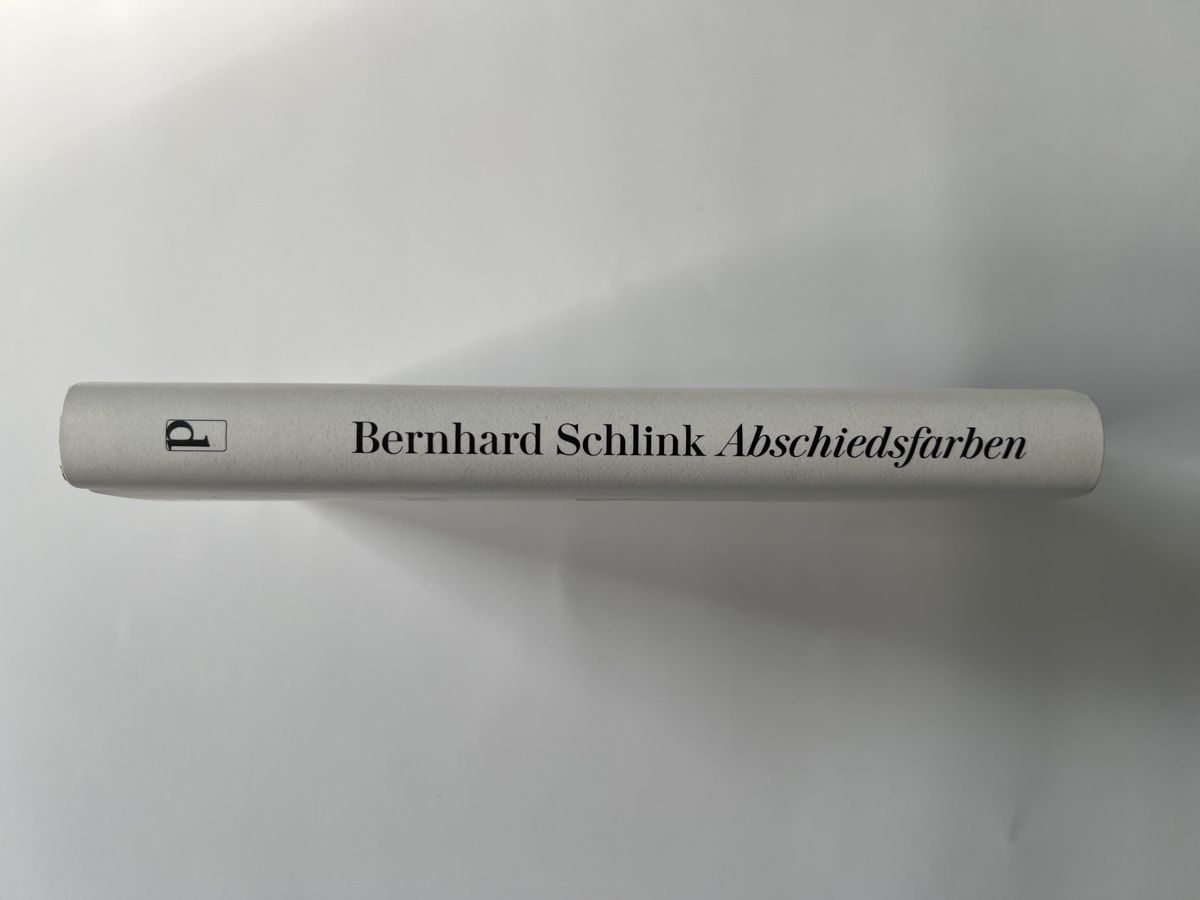 Libri: Bernhard Schlink Abschiedsfarben Diogenes 2020  – Usato da Luzern venduto da nochnichtaltpapier 2