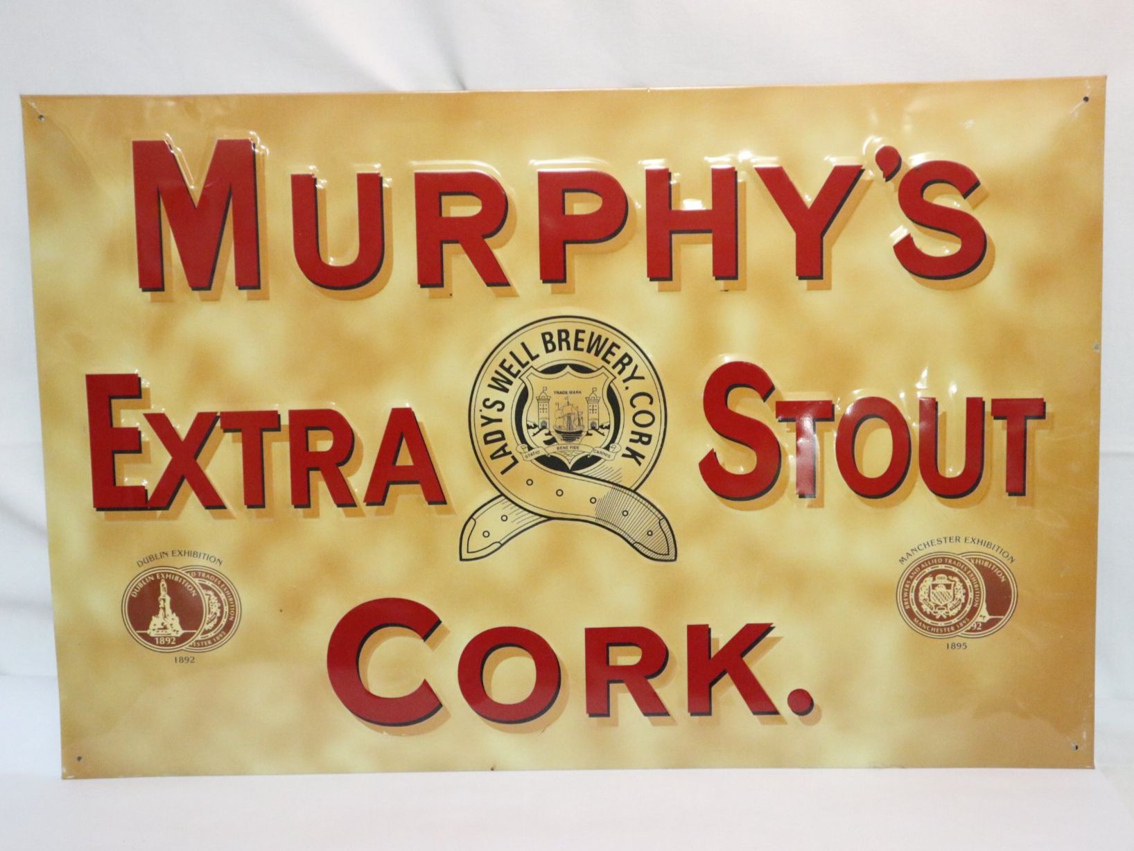 Schilder: Blechschild Murphy's Extra Stout Cork. 59 x 39cm – Gebraucht aus Eschenbach SG von Astalavista