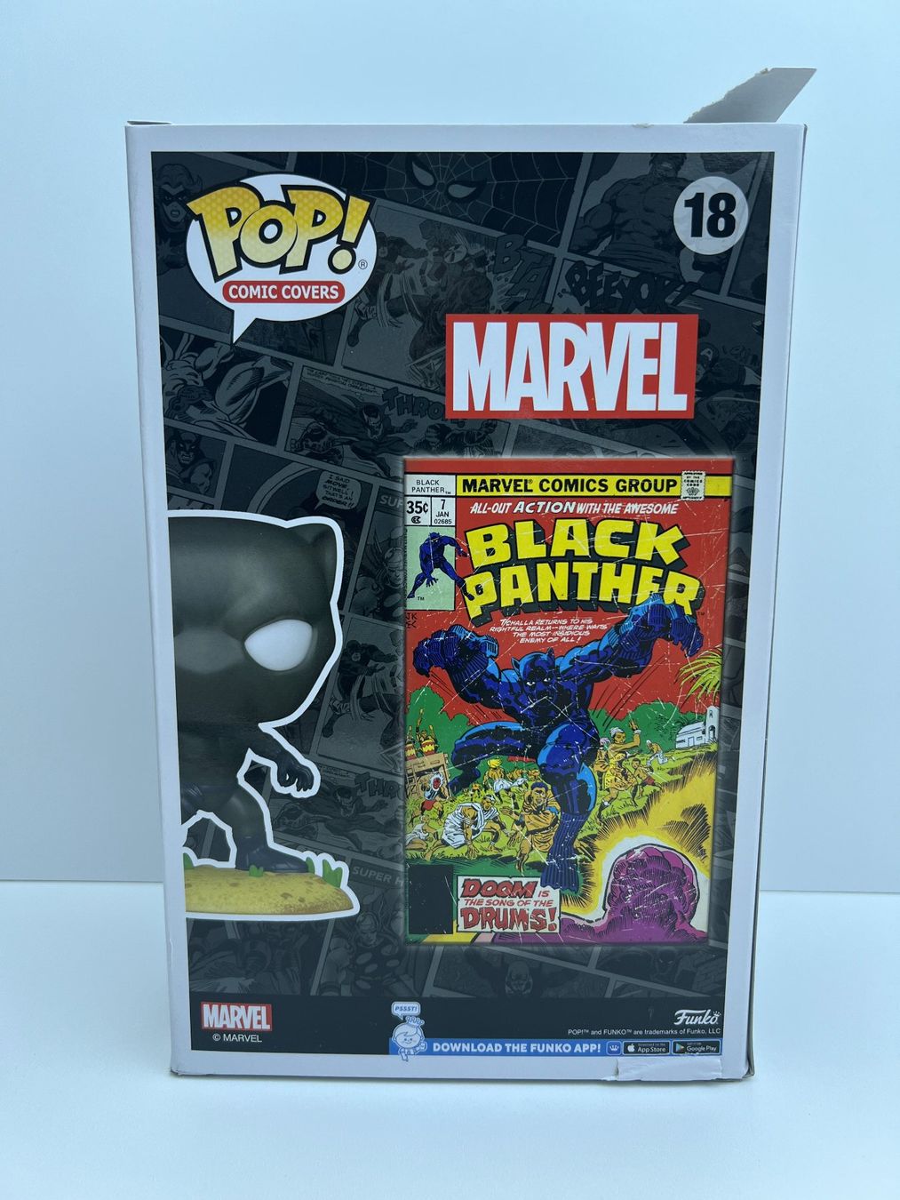 Funko Statuette: Funko POP! Comic Covers Black Panther – Nuovo e nell'imballaggio originale da Le Mouret venduto da perfectbijou 2
