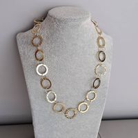 Silber Kette Collier vergoldet