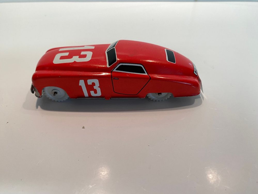 Ancienne Voiture Miniature Tôle Course Marchesini Amb Bologna Auto Des Records
