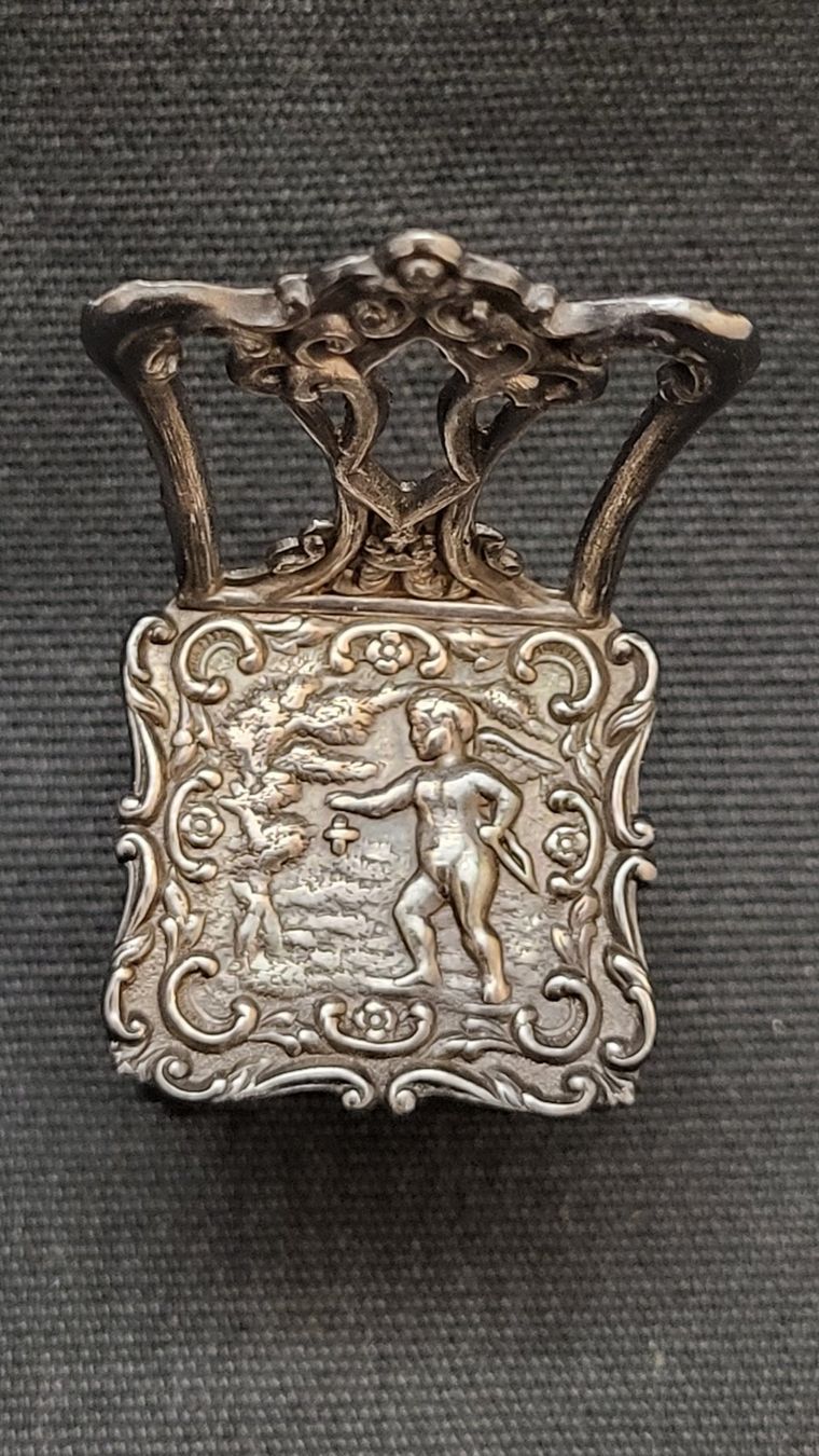 Figuren: MINIATUR-STUHL aus Silber – Gebraucht aus Basel von spinne02 5