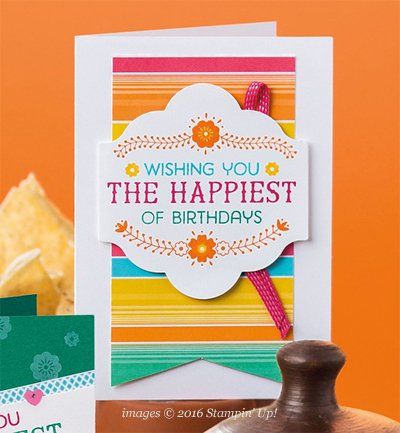 Stampin' up! Carta: Stampin up Designerpapier "Festlicher Geburtstag" – Nuovo (secondo la descrizione) da Frauenkappelen venduto da evangelina78 5