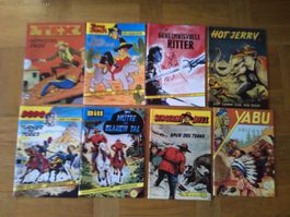 60ER JAHR Comics Western: TEX..YABU..BILL (HETHKE NACHDRUCK)