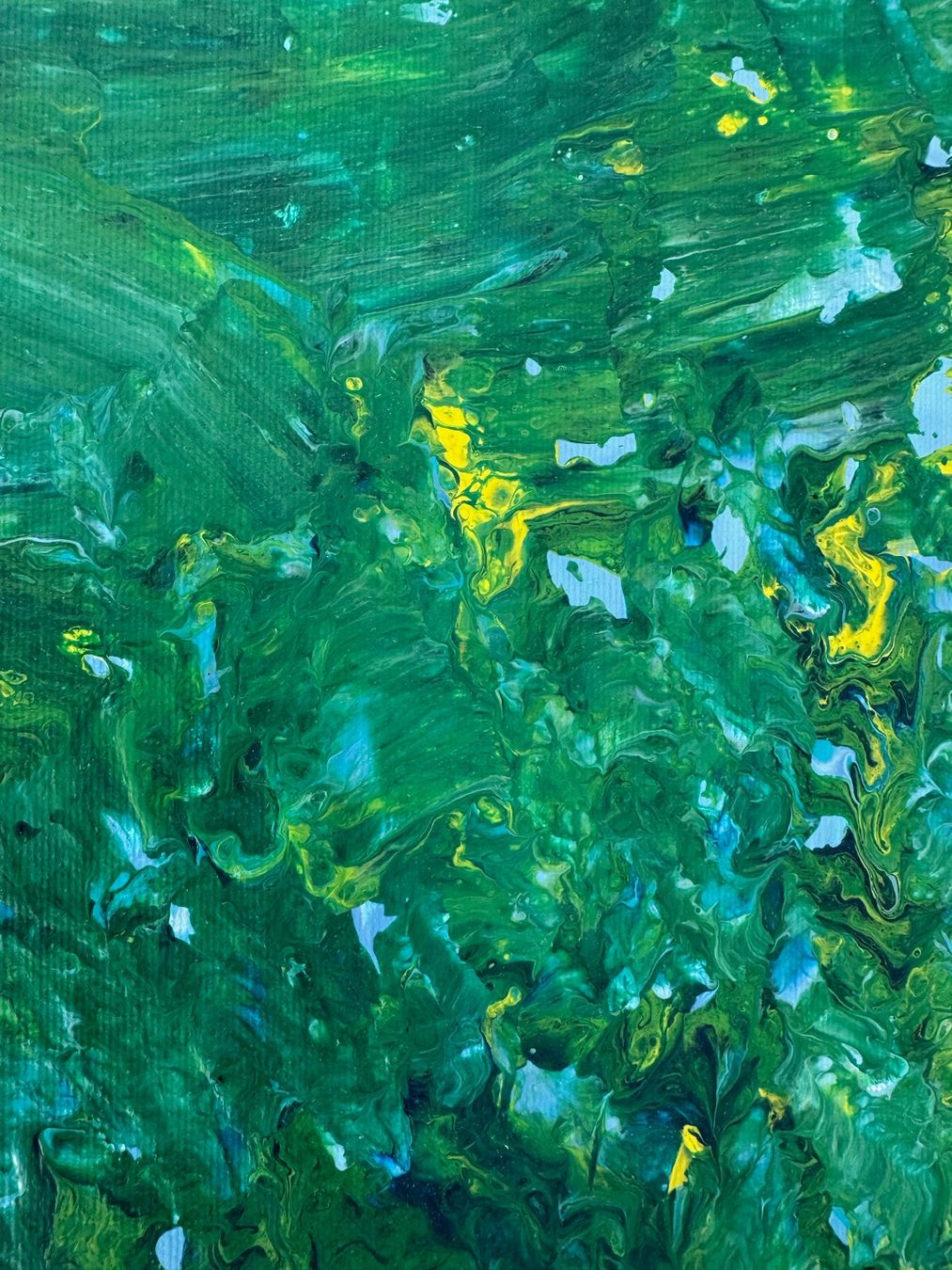 Dipinti: Ölbild 60 x 60 cm "Das grüne Wunder" – Usato da Kirchdorf AG venduto da coco123 6