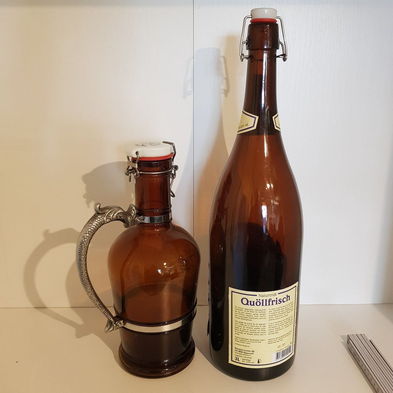 Bicchieri, Caraffe & Bottiglie: Quöllfrisch Bierflasche + Ueli Bierflasche – Usato da Münchenstein venduto da tsp01 1