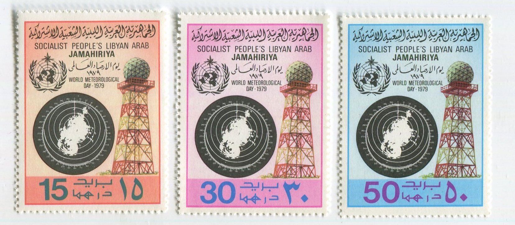 Tutti i francobolli: Briefmarken "Meteorologie". Libyen. – Nuovo e nell'imballaggio originale da Basel venduto da Butsch5