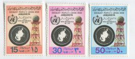 Briefmarken "Meteorologie". Libyen.