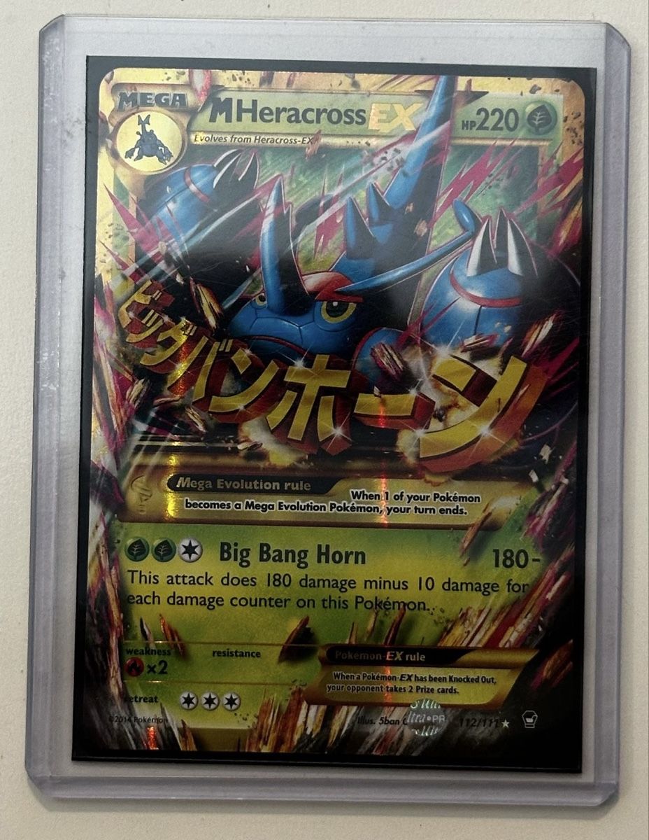 Pokémon Carte collezionabili: M Heracross EX 112/111 – Usato da Ebmatingen venduto da Christopher123 2