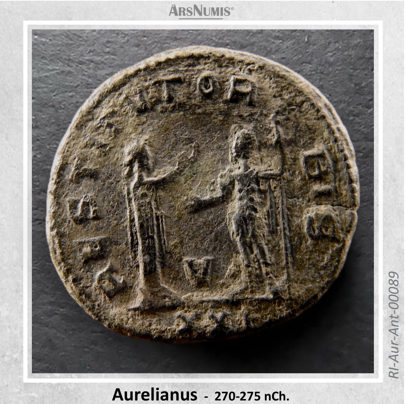 Alle Münzen: Römische Münze - Aurelianus – Gebraucht aus Oberwil b. Zug von ArsNumis 1