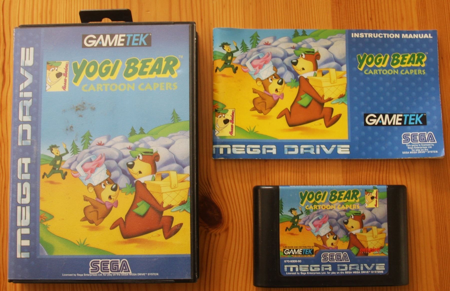 Giochi: Yogi Bear Cartoon Capers Mega Drive – Usato da Fisibach venduto da Retrogames24
