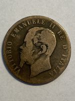 Royaume d’Italie, 10 centesimi 1863 Bronze